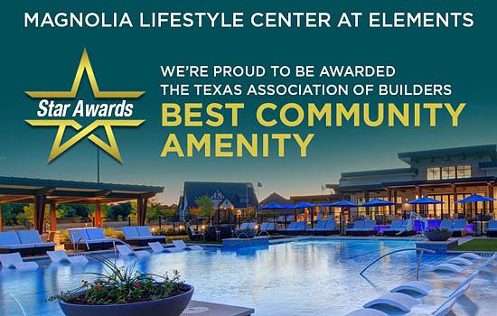 Elements Has the Best Community Amenity in Texas of 2021