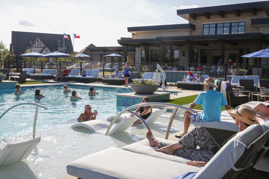 Residents swimming pool Elements Viridian 55+ Amenities