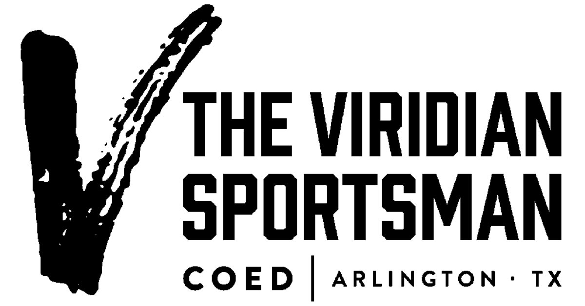 The Viridian Sportsman black and white logo